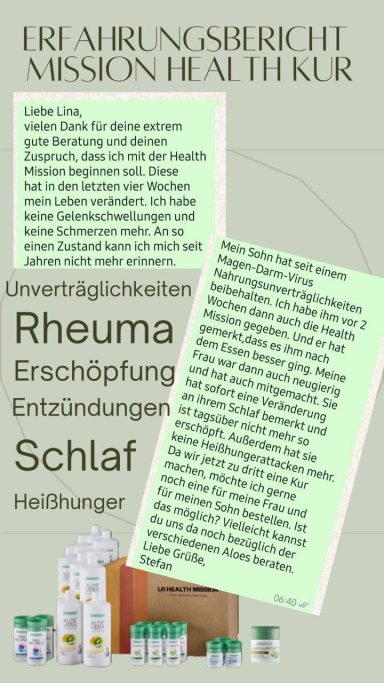Erfahrungsbericht -Detox-Kur – Gelenkschwellungen, Lebensmittelunverträglichkeiten, Erschöpfung, Schlafstörungen und Heißhunger.